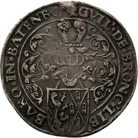 1 Daalder 'Helmeted Daalder' - William V von Bronkhorst