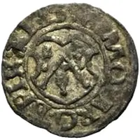 1 Schilling - Thomas Schöning Koknese, fancy cross, bumpy top and smooth bottom