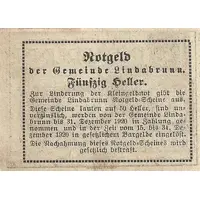 50 Heller Lindabrunn