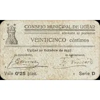 25 Céntimos Ugíjar