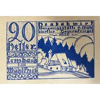 20 Heller Lembach im Mühlkreis, Blue issue