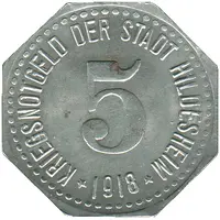 5 Pfennig - Hildesheim