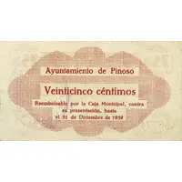 25 Céntimos Pinoso