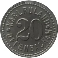 20 Pfennig - Offenbach Karl Ruland