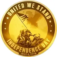 12 Dollars United States Independence Day