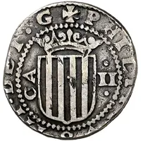 2 Reales - Philipus III with beaded circle