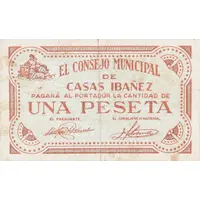 1 Peseta Casas Ibáñez