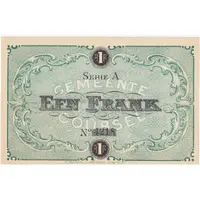 1 Franc - Coursel