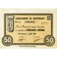 50 Céntimos Montmany-Figaró