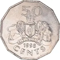50 Cents - Mswati III 2nd portrait