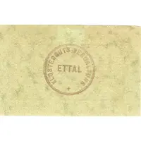 50 Pfennig Klostergutsverwaltung Ettal