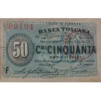 50 centesimi Banca Toscana