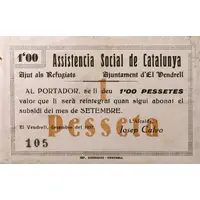 1 Peseta El Vendrell