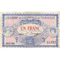 1 Franc - Chambre de Commerce de Marseille 13