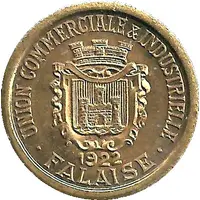 10 Centimes - Union Commerciale Industrielle - Falaise [14] Brass