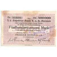 500 000 Mark Francke Werke