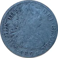 Coleccion Ortiz 4 Reales Carlos IIII 1806