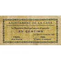 25 Céntimos La Cava