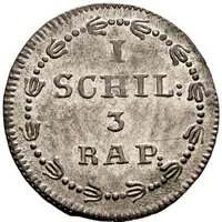 1 Schilling / 3 Rappen