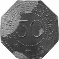 50 Pfennigs - Augsburg Maschinenfabrik Augsburg-Nürnberg