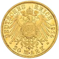 20 Mark - Louis III Pattern