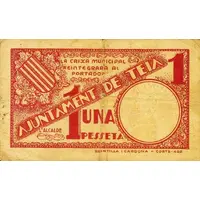 1 Peseta Teià