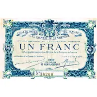 1 Franc - Chambre de Commerce du Havre 76