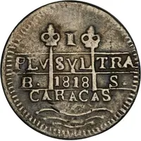 1 Real - Fernando VII Royalist coinage