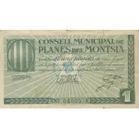 1 Peseta Planes del Montsià