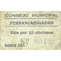 25 Céntimos Fernancaballero