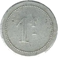 1 Franc Chambers of Commerce Coinage