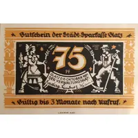 75 Pfennig Städtische Sparkasse