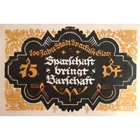 75 Pfennig Städtische Sparkasse