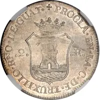 2 Reales - Fernando VII Proclamation coinage