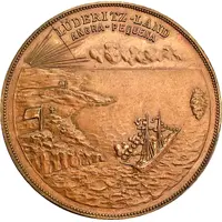 Medal - Wilhelm I Announcement of the protectorate of Lüderitzland