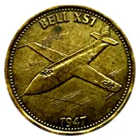 Shell Token - Man in Flight #12 - Bell XS-1, 1947