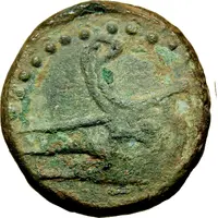 Æ14 Capricorn with globe, Forum Iulii