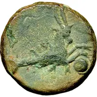 Æ14 Capricorn with globe, Forum Iulii