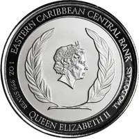 2 Dollars - Elizabeth II Warship