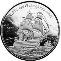 2 Dollars - Elizabeth II Warship