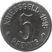 5 Pfennig - Neidenburg