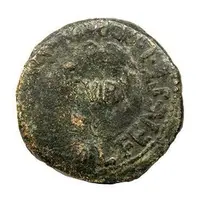 As - Augustus MVN TVRIASO L FENESTE L SERANO II VIR