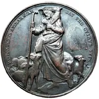 Leo XIII - Jubilee of Pontificate Medal - The Good Shepherd