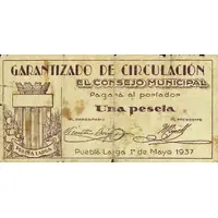 1 Peseta Puebla Larga