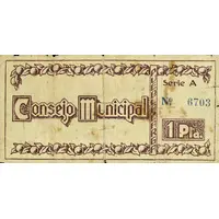 1 Peseta Puebla Larga