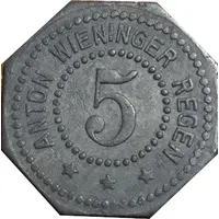 5 Pfennig - Regen Anton Wieninger