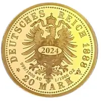 20 Mark - Friedrich II Prussia, Restrike