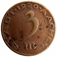 3 Mark - Aachen Alfred Rethel