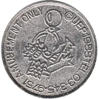 Token - UEP Amusement Token Lamborghini 1988