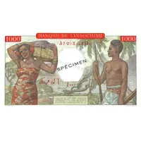 1000 Francs Red background